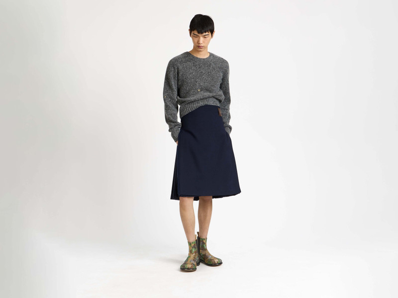 JW Anderson KILT IN NAVY outlook