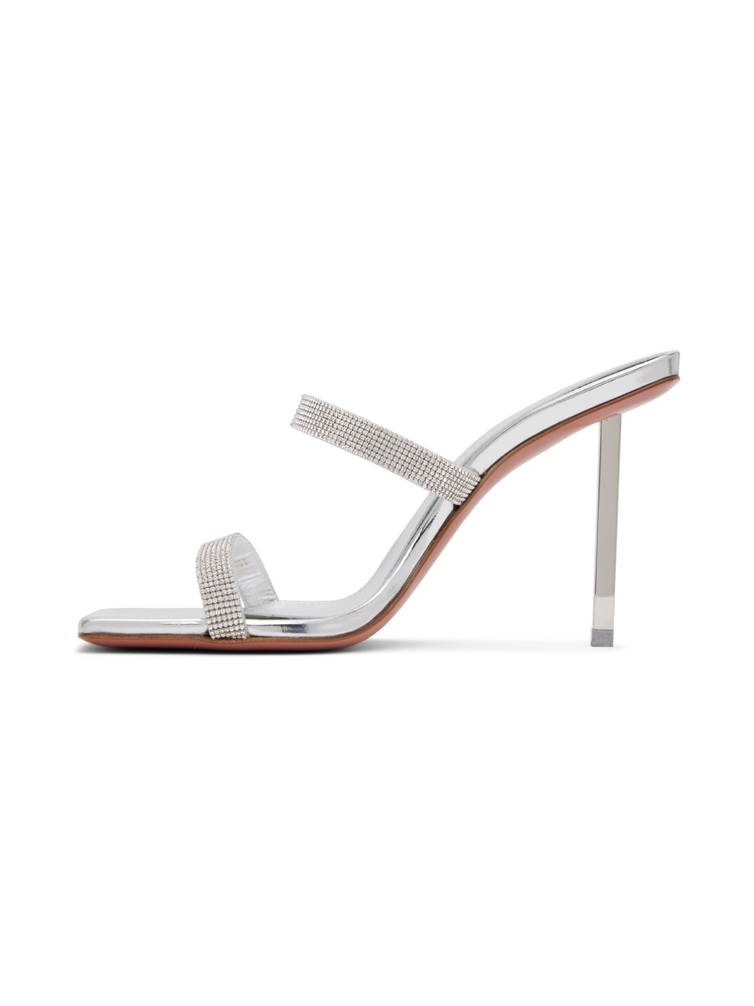 Silver Rih Slipper Heeled Sandals - 3