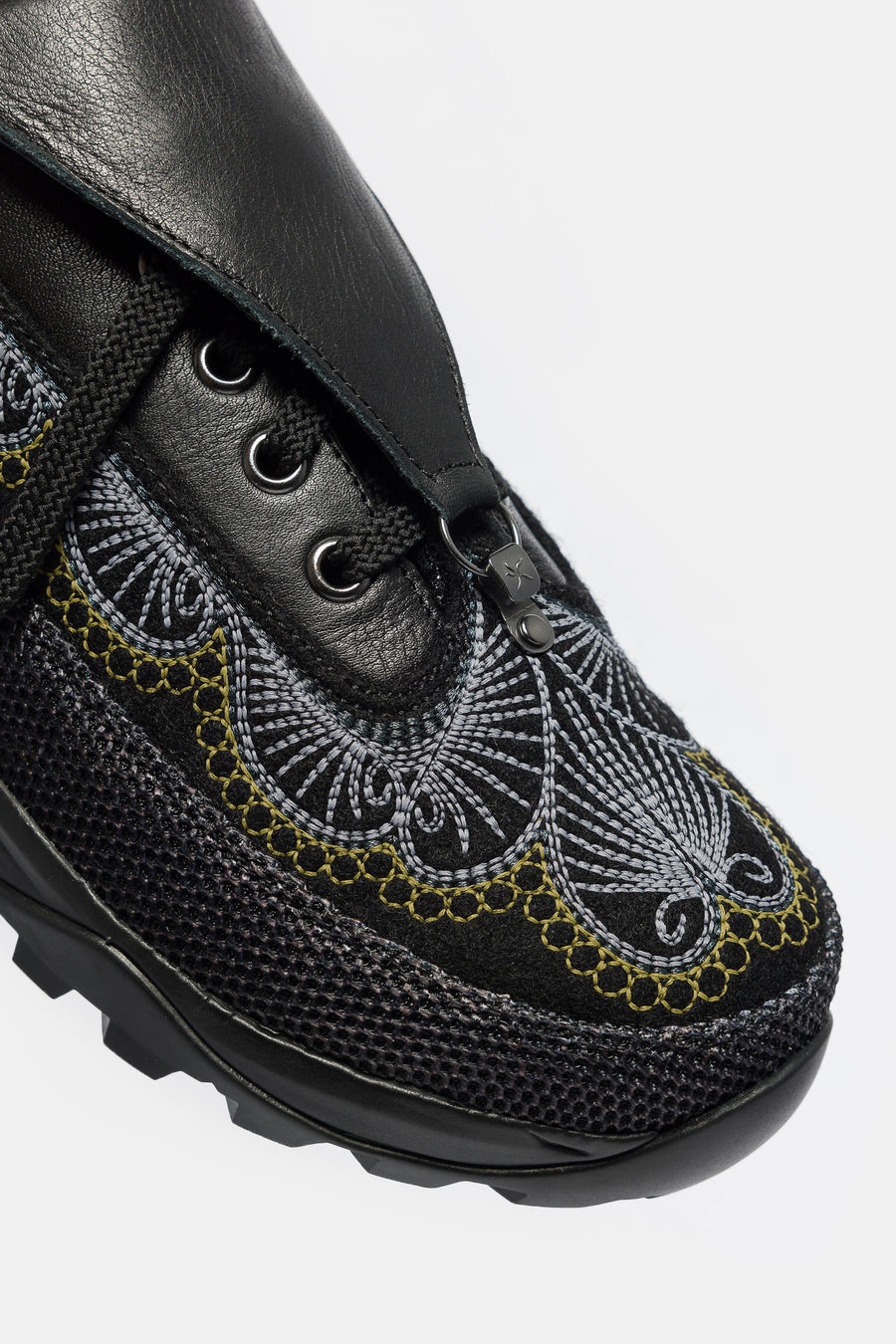 Kiko Kostadinov Chalice Lace Up Shoe in Black | notreshop | REVERSIBLE