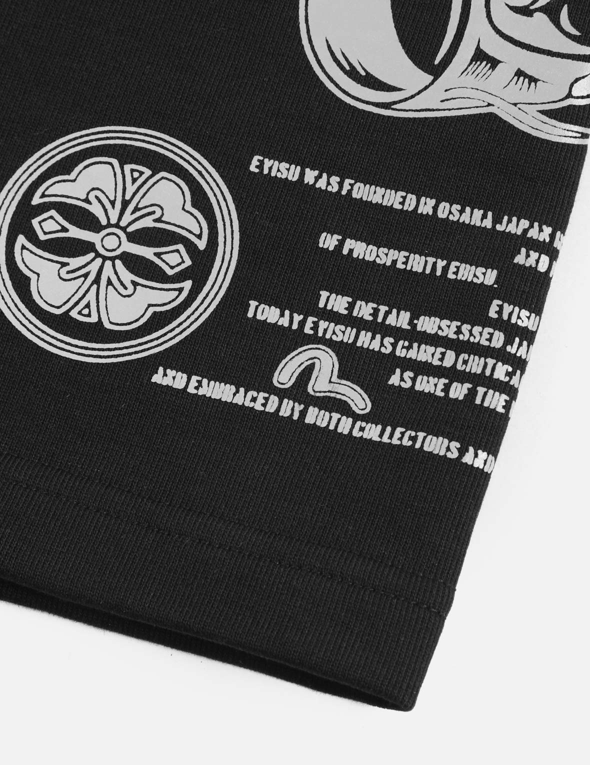 GODHEAD AND KOINOBORI REFLECTIVE PRINT RELAX FIT SWEAT SHORTS - 10