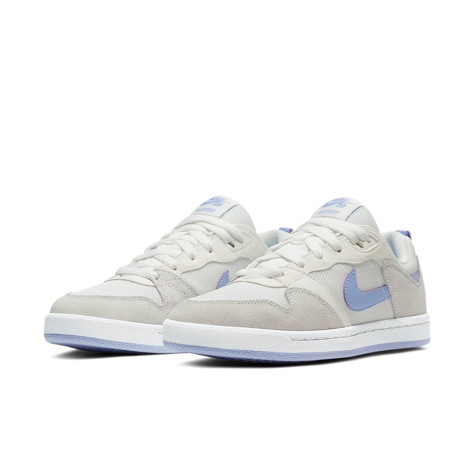 (WMNS) Nike SB Skateboard Alleyoop Sneakers White Blue CQ0369-102 - 3