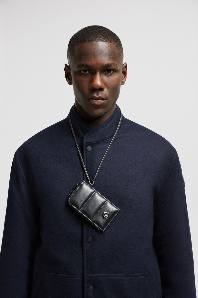 Moncler Doudoune Quilted Leather Card Holder outlook