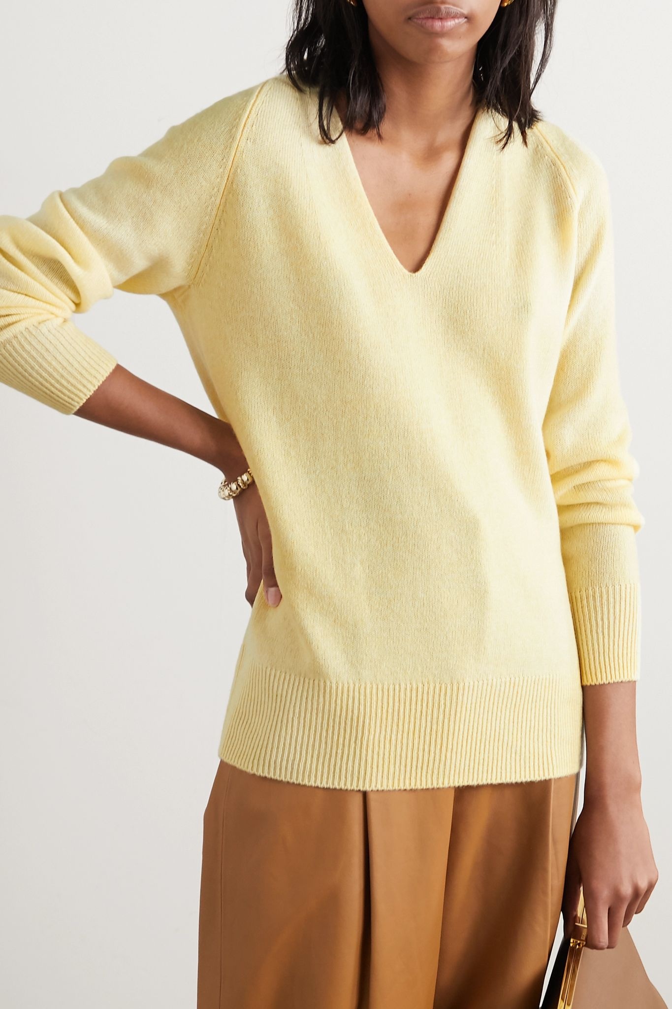 Wool and cashmere-blend sweater - 3