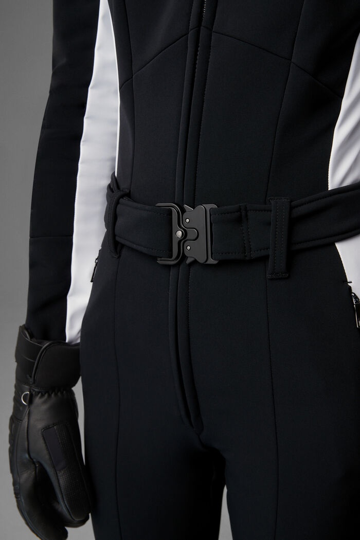 Mathilde Ski overalls in Black/White - 6