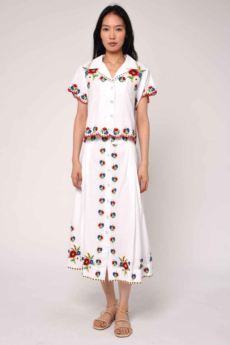 Love the Label Berri Midi Skirt outlook