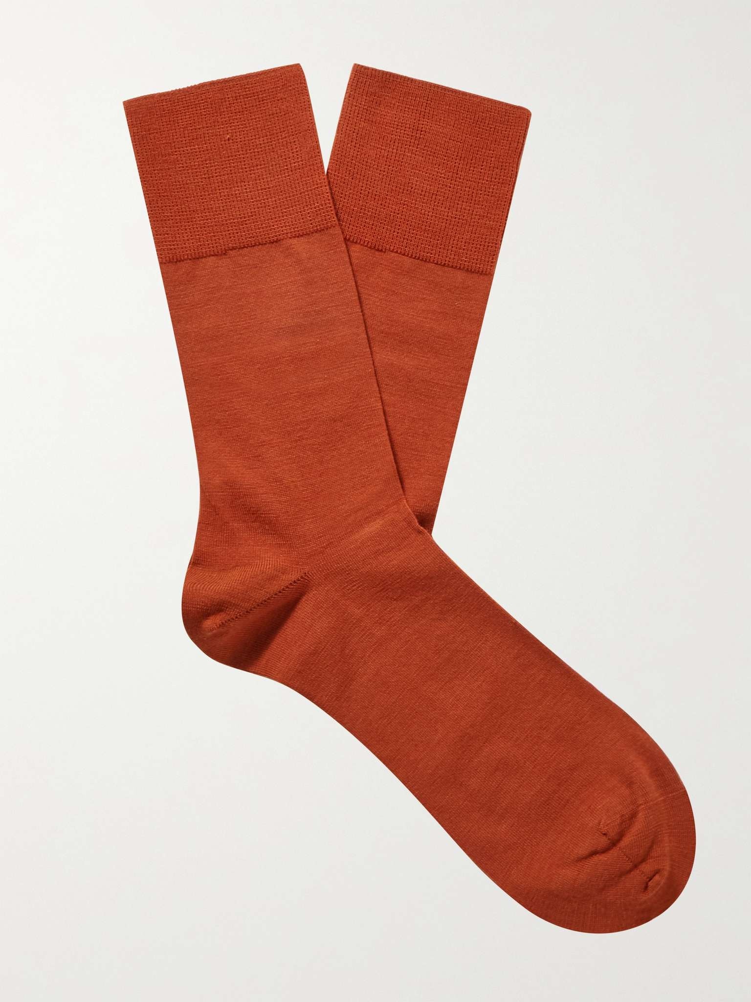 Airport Mélange Virgin Wool-Blend Socks - 1