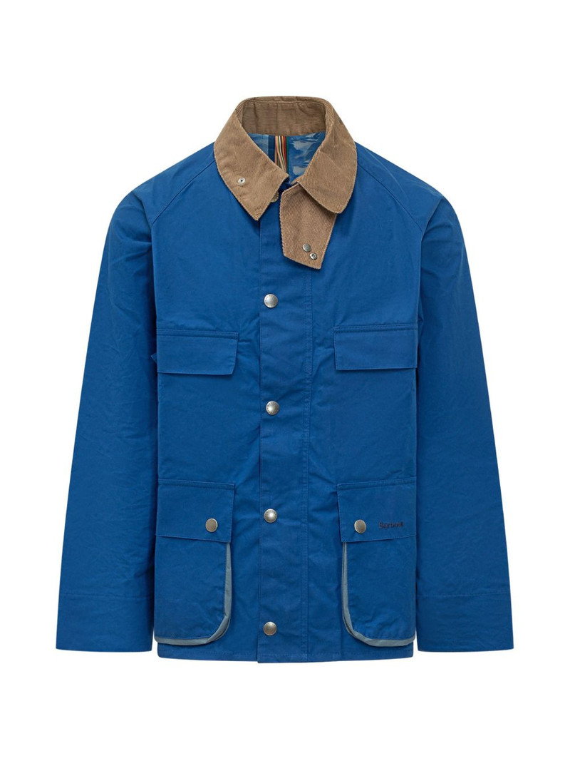 x Paul Smith corduroy-collar pocket jacket 1