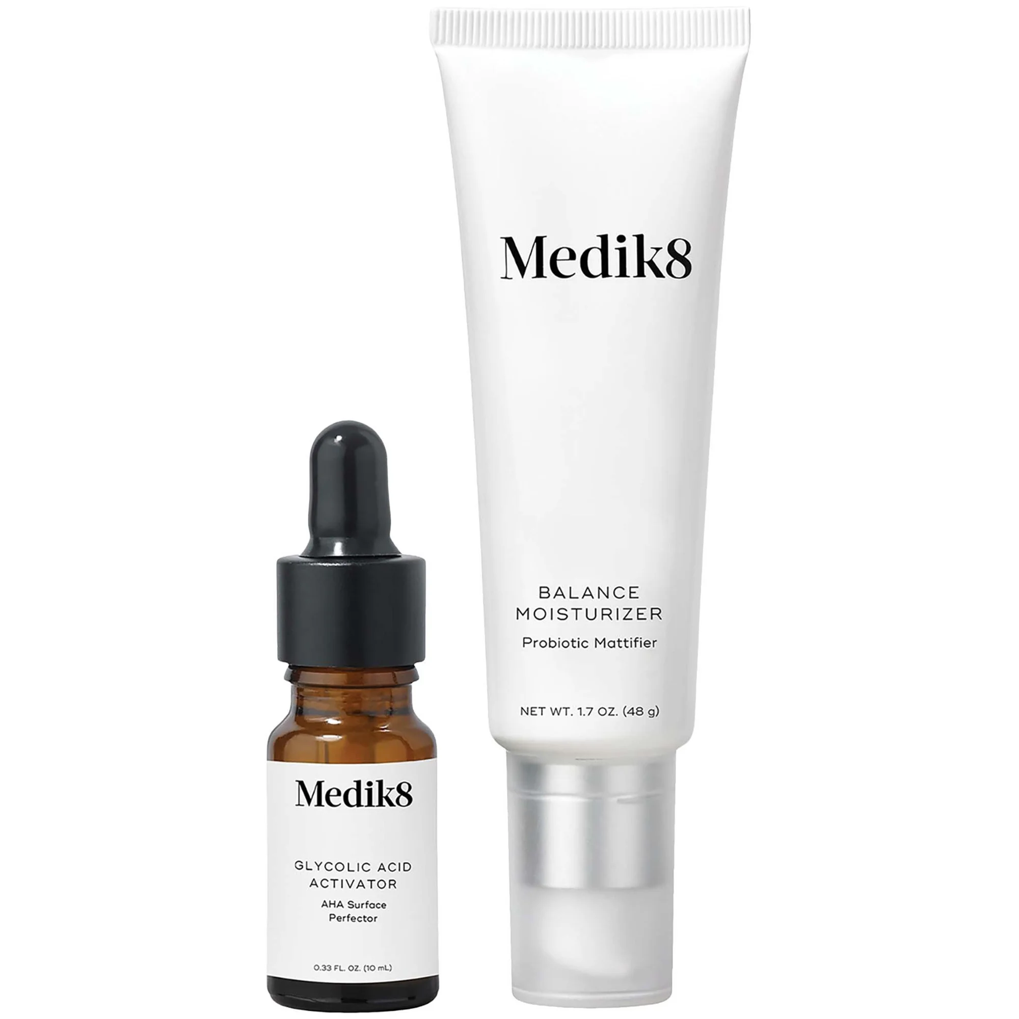 Medik8 Balance Moisturiser with Glycolic Acid Activator 48g - 1