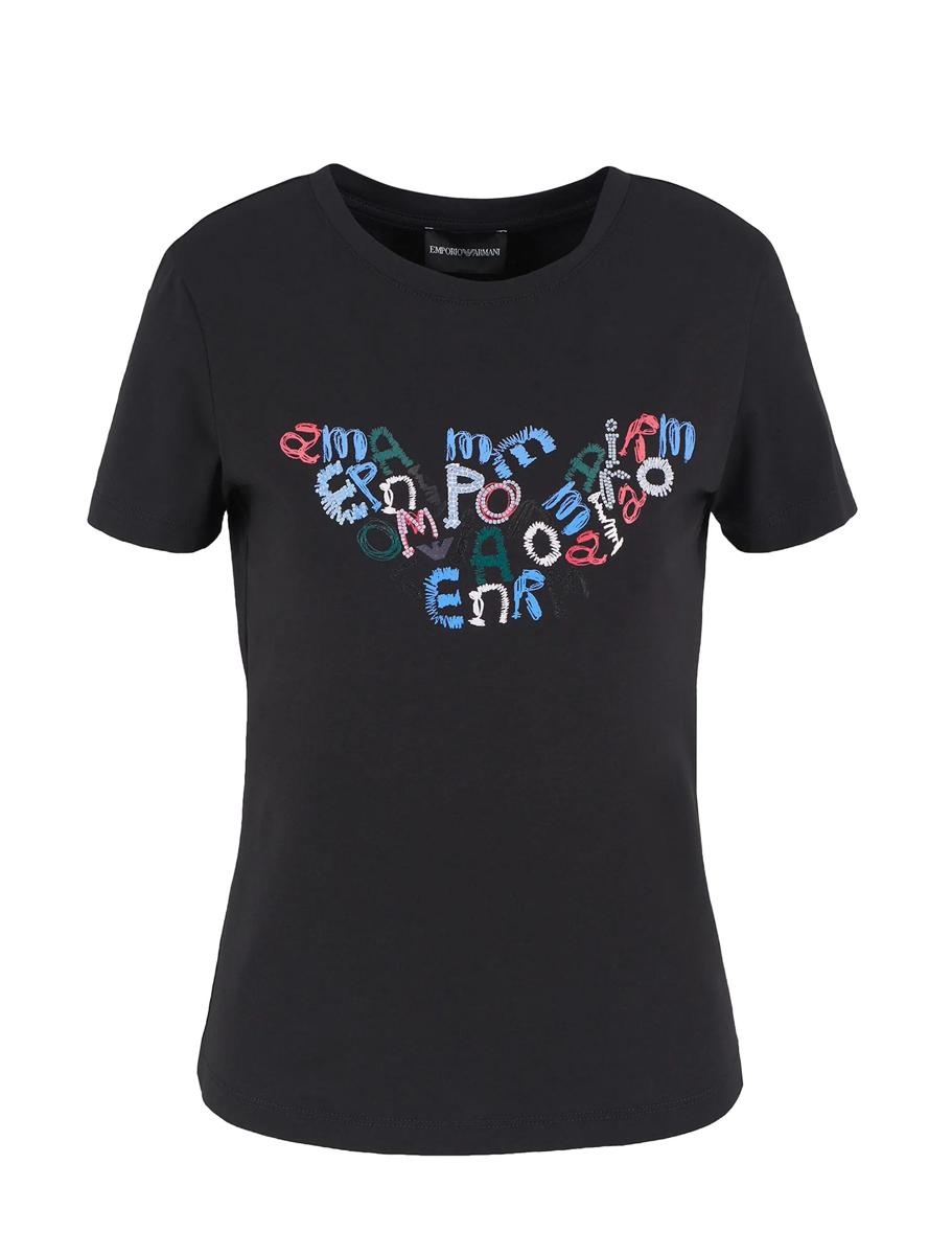 Emporio Armani T-Shirts And Polos Black - 1