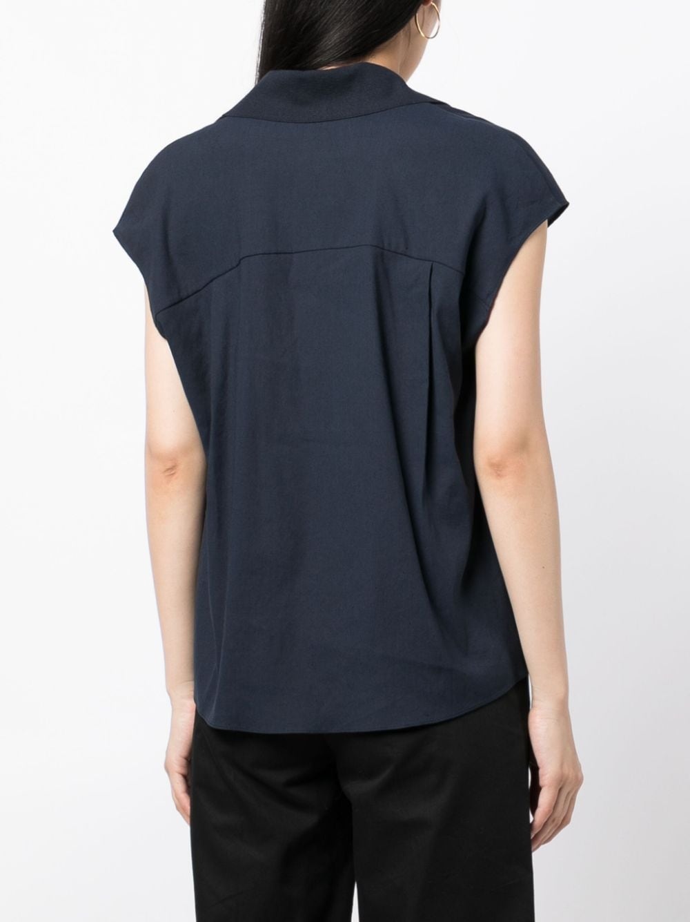 cap-sleeve polo shirt - 4
