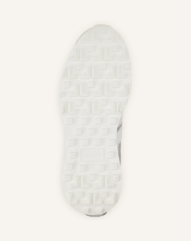 BUMPR SNEAKERS IN CRINKLED METALLIC LEATHER 6