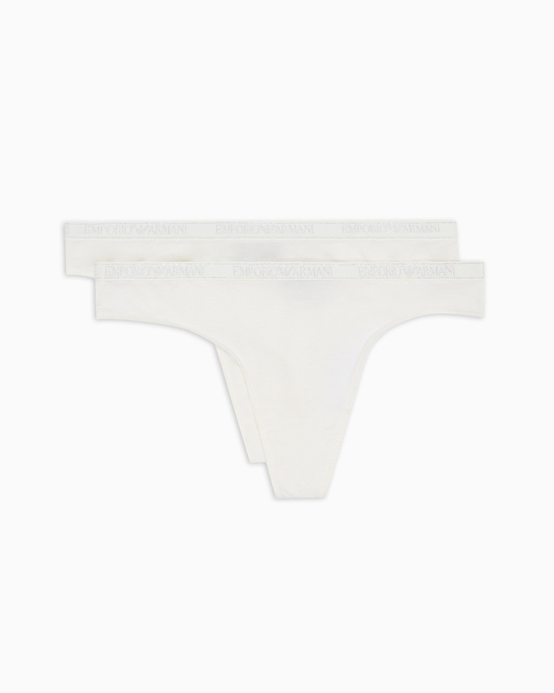 TWO-PACK OF ASV ESSENTIAL LOGO CERTIFIED VISCOSE THONGS 1