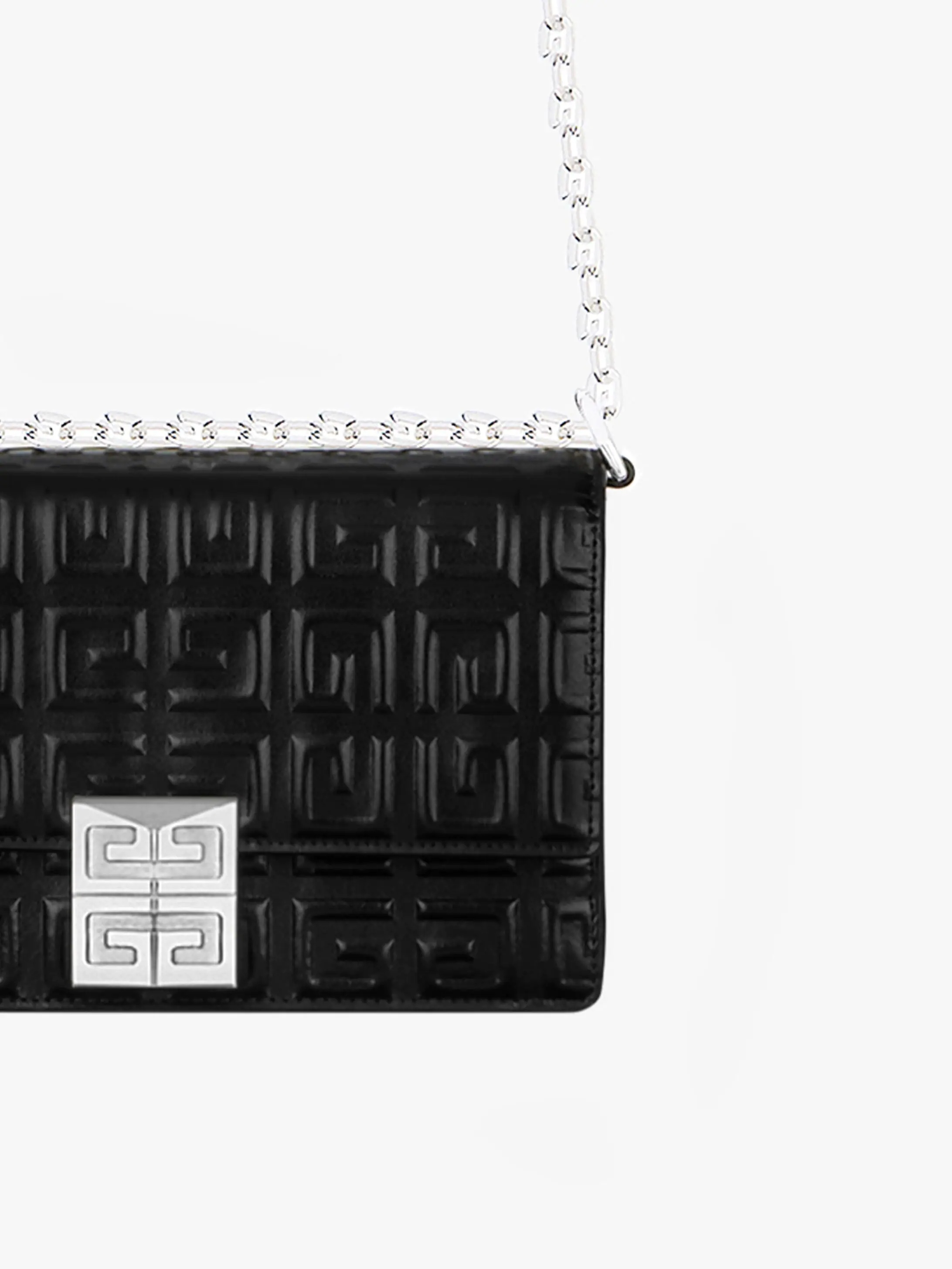 SMALL 4G BAG IN LEATHER WITH CHAIN - 6
