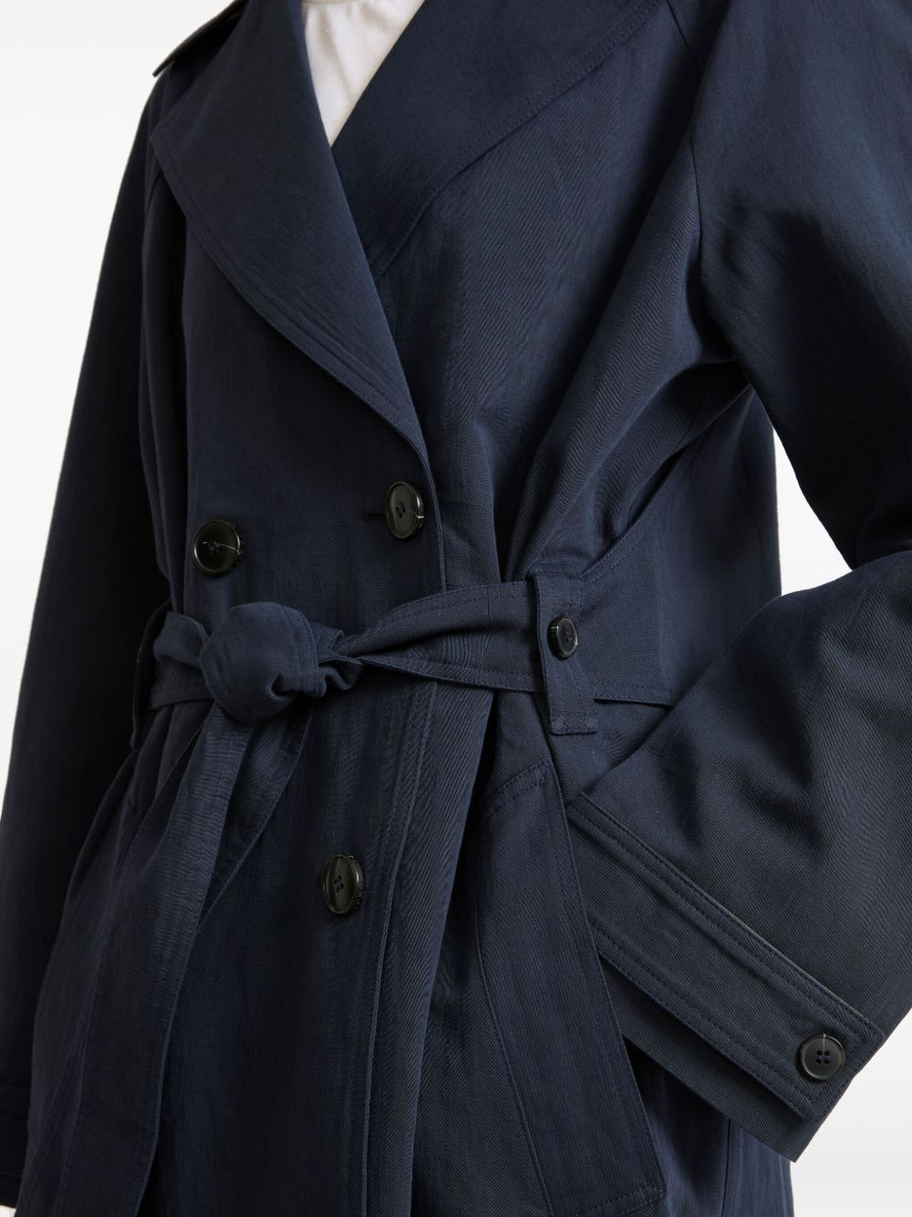 double-breasted trenchcoat - 6