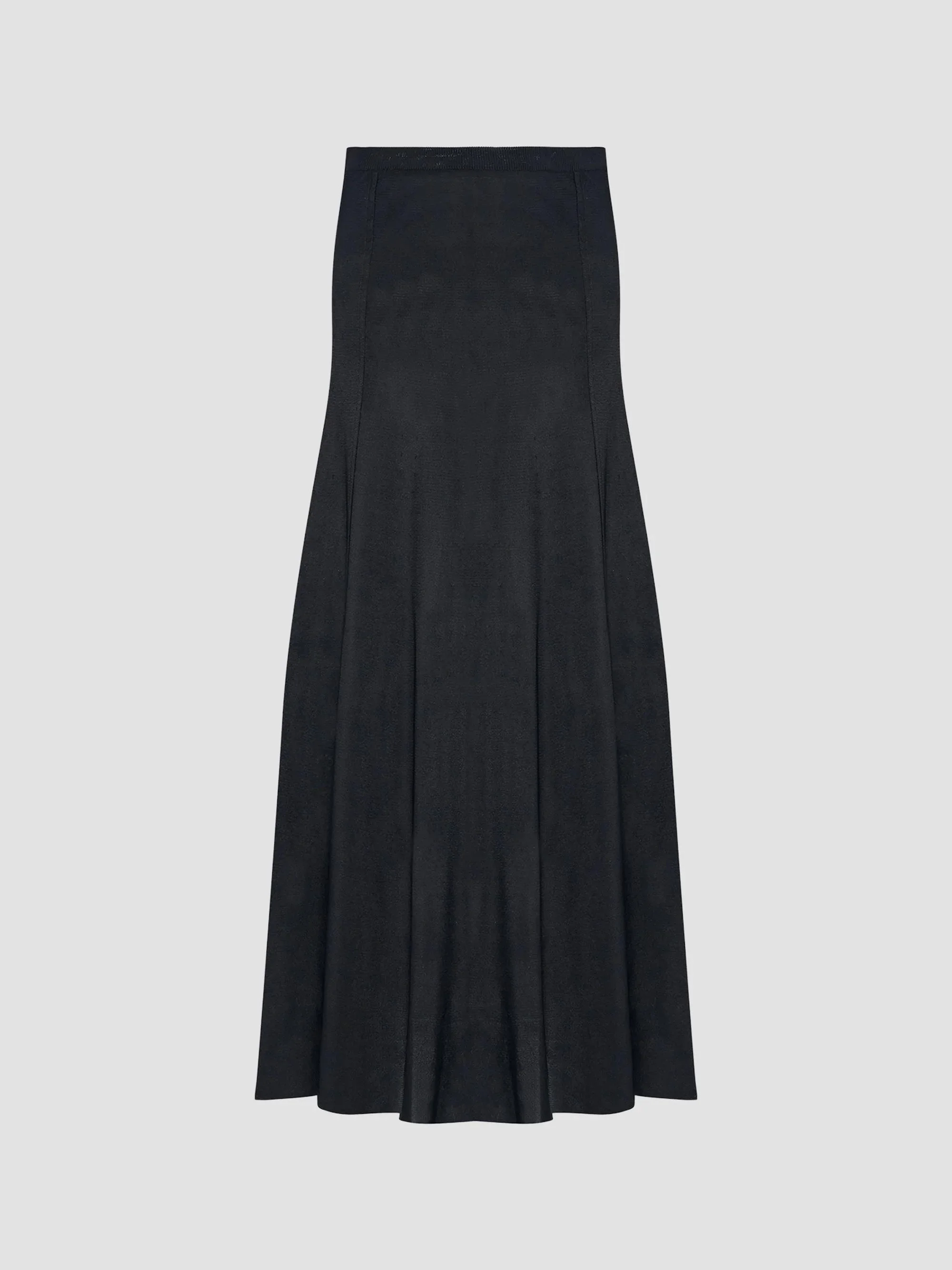 Women's Seamed Flare Skirt - Black - 1