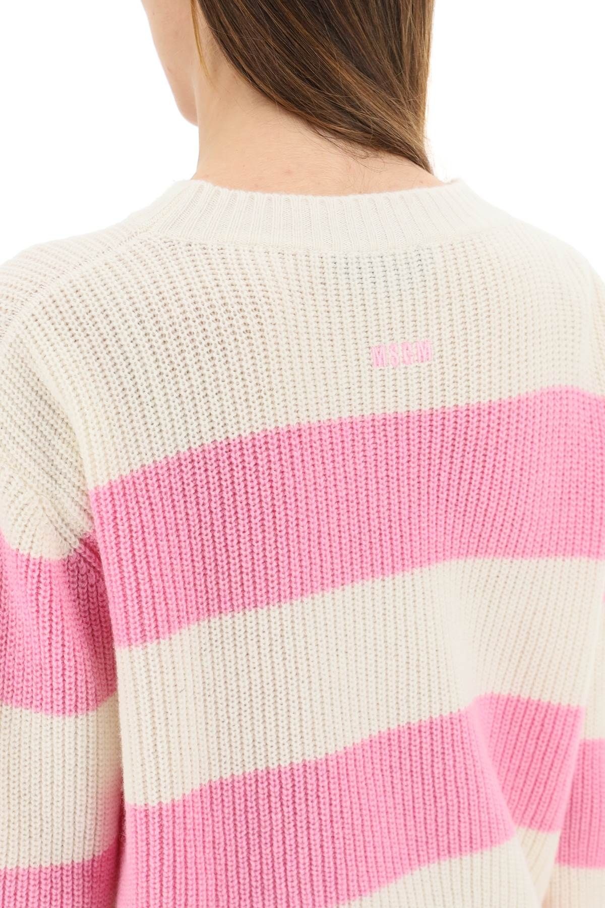 STRIPED BOXY SWEATER - 5