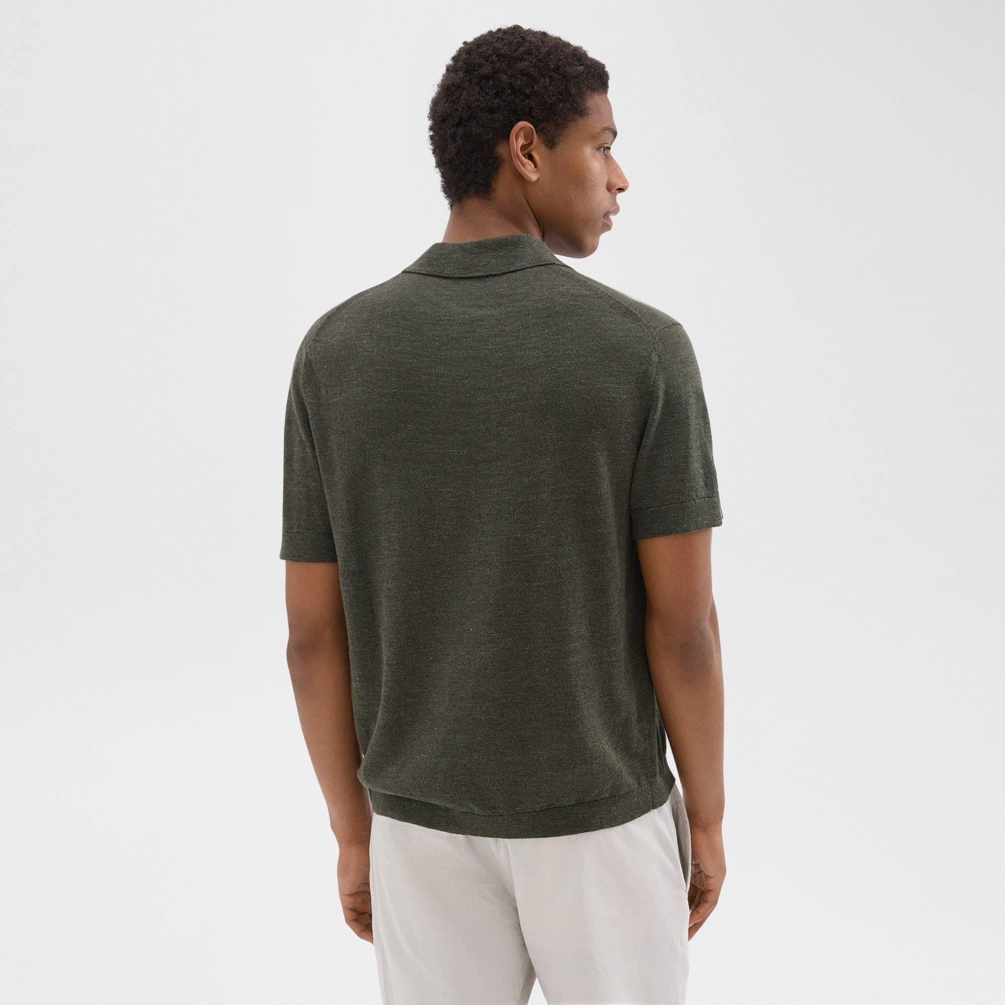 Brenan Polo Shirt in Cotton-Linen - 4