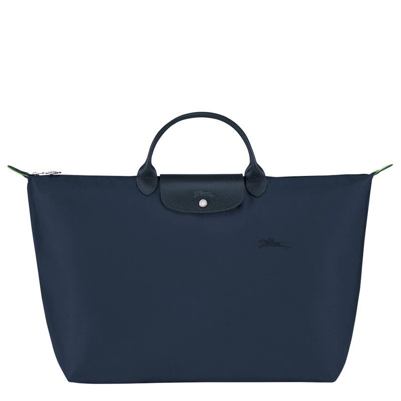 Le Pliage Green S Travel bag Navy - Recycled canvas 1