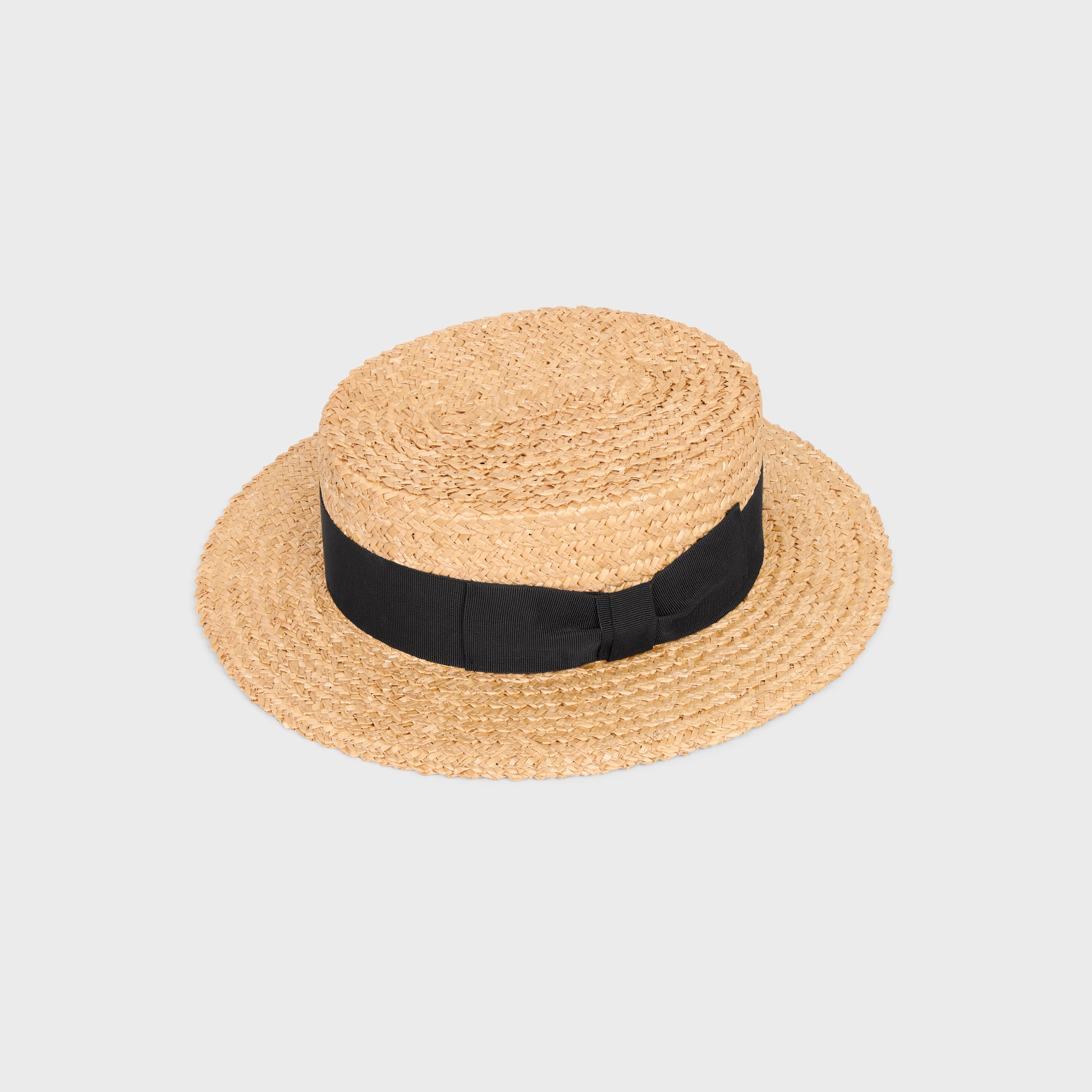 canotier hat in straw - 3