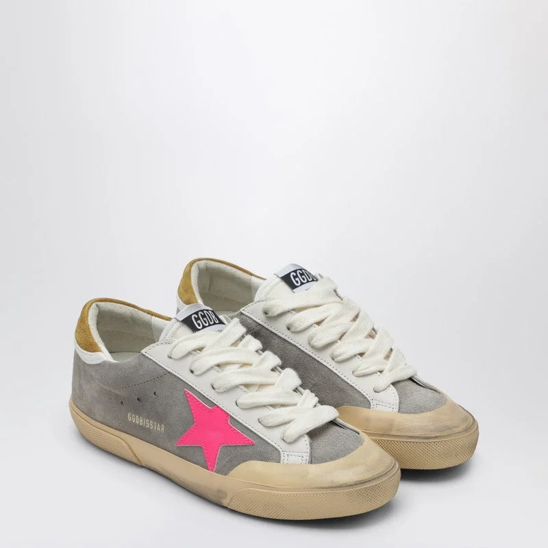 Golden Goose Super-Star Sneaker In Taupe/Fuchsia/Ochre Women - 1