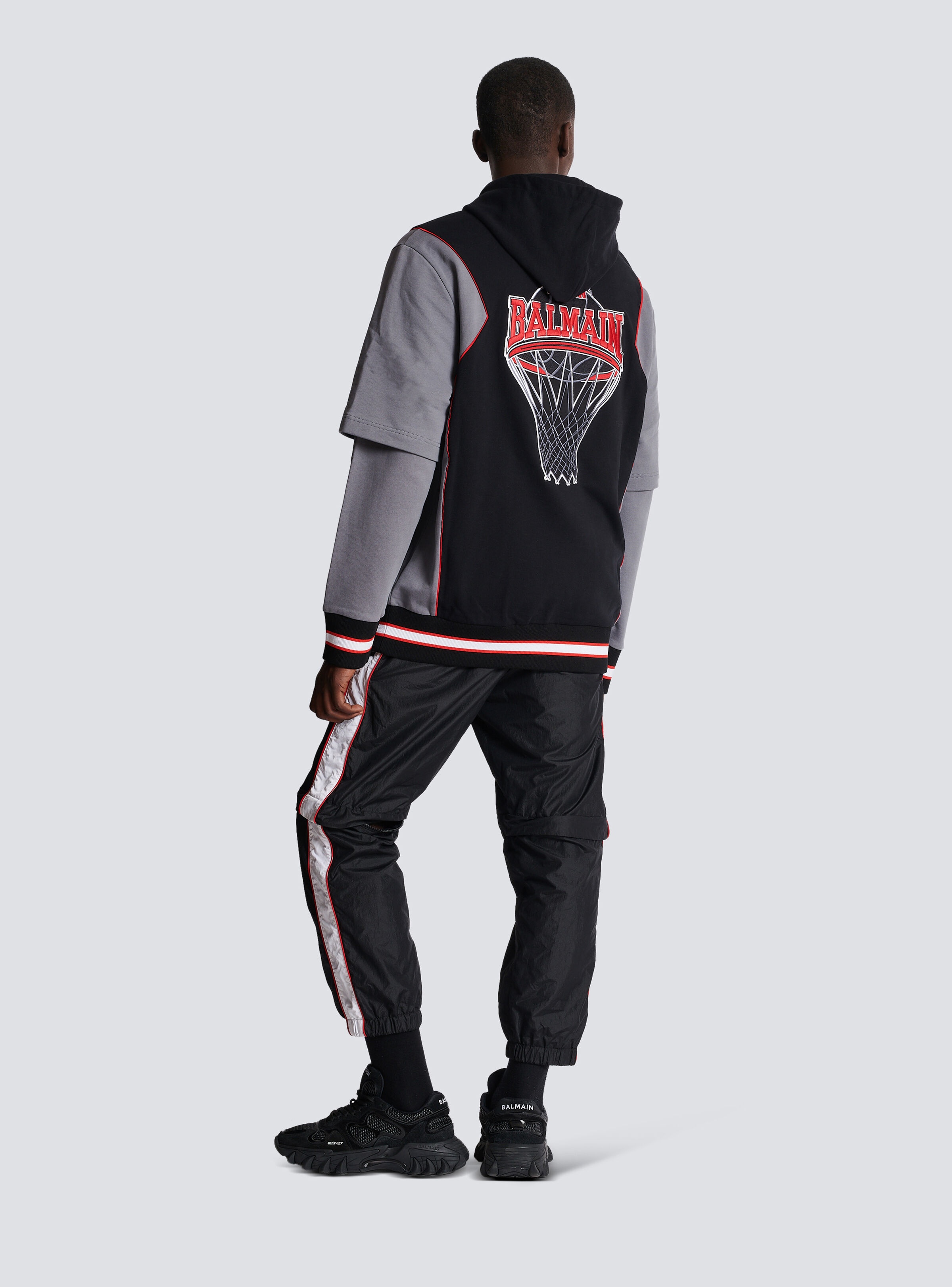 Balmain x Puma - Oversized basketball hoodie - 5