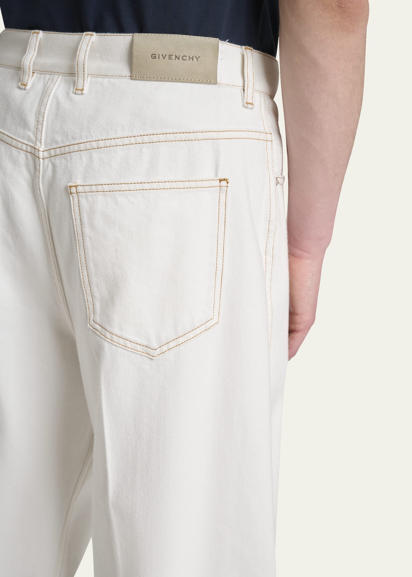 Men's Twisted-Seam Denim Jeans - 5