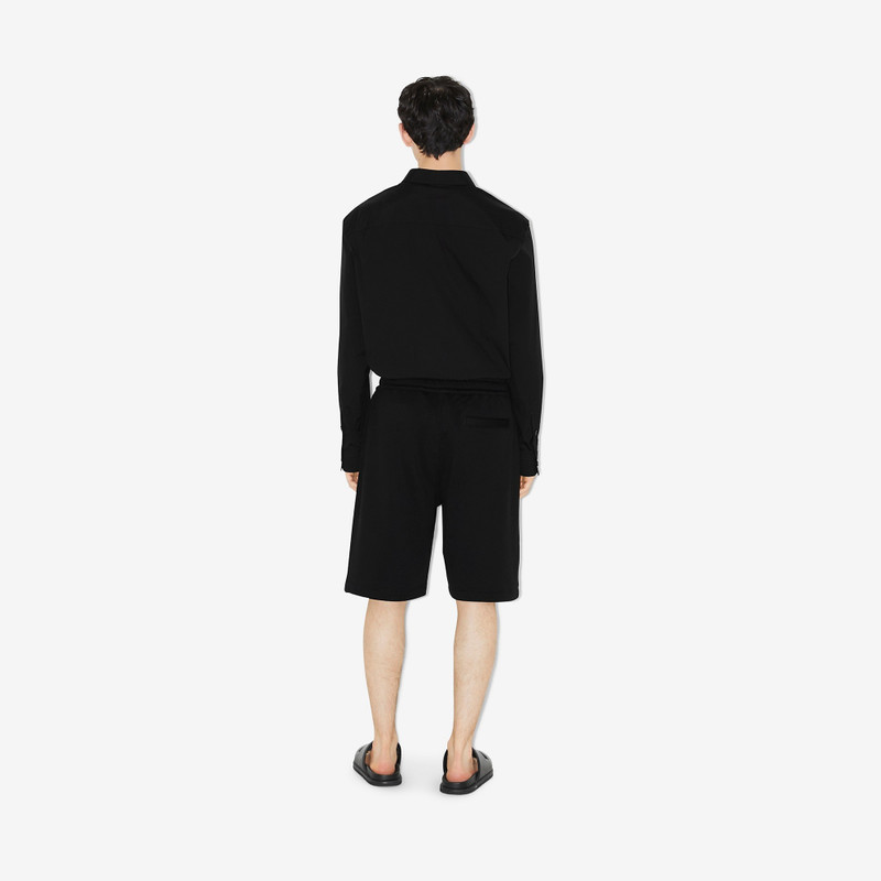 Monogram Motif Technical Cotton Shirt 4