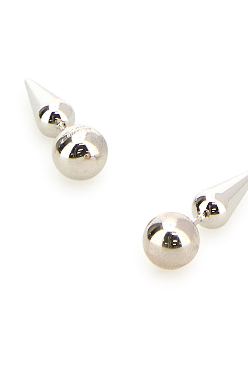 Jil Sander Silver metal earrings outlook