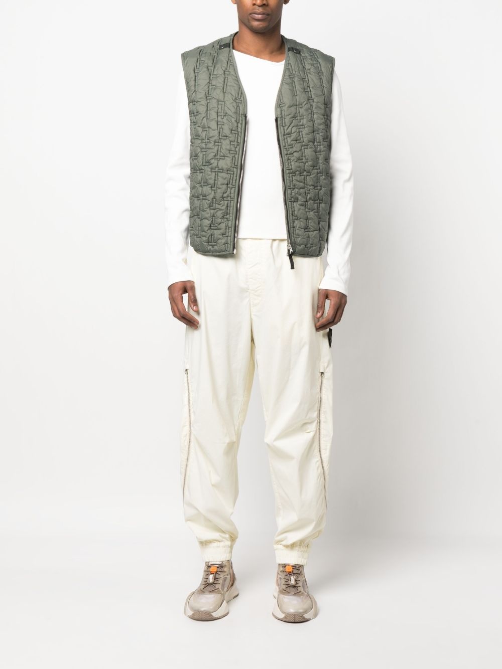 straight-leg cotton track pants - 2