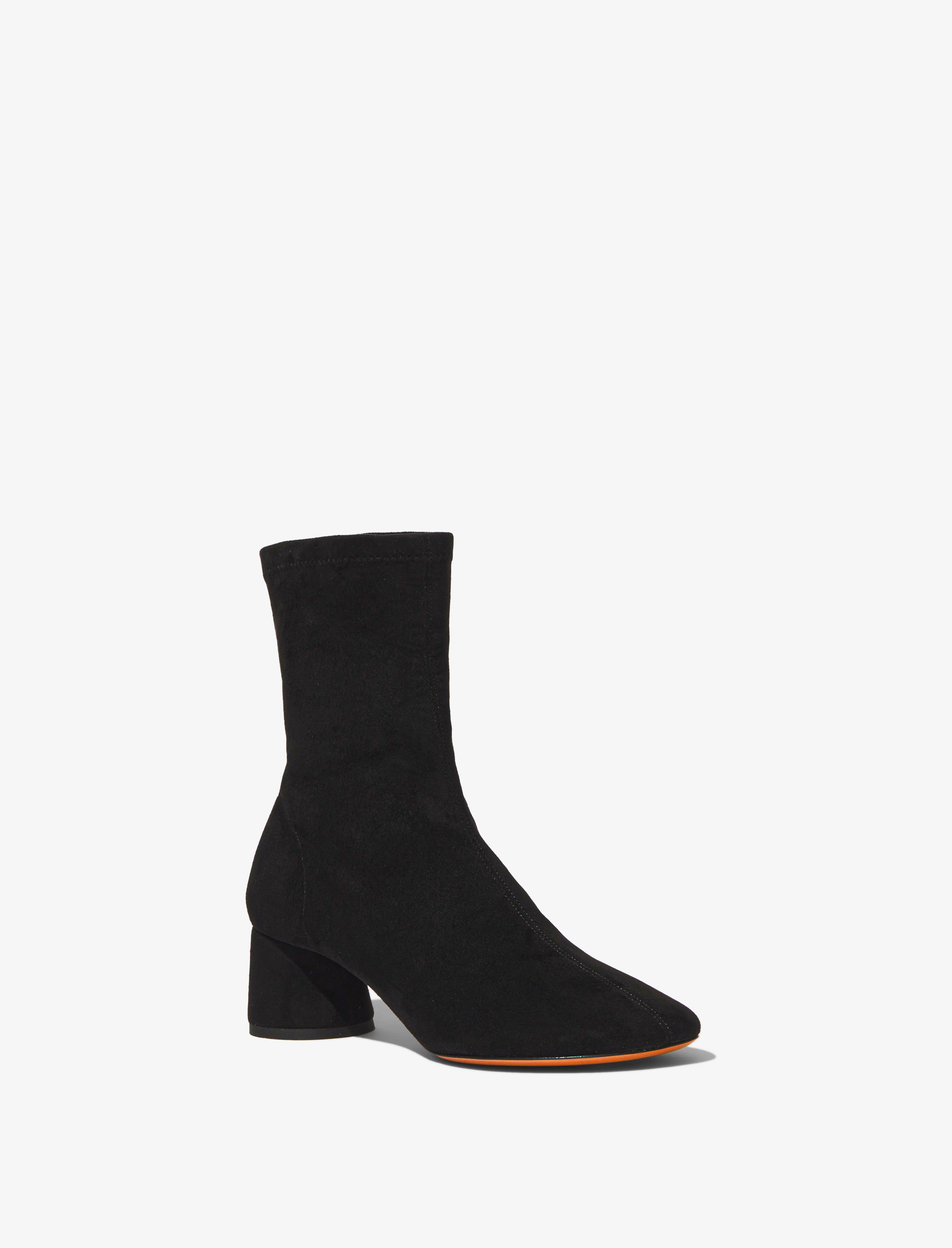 Glove Stretch Ankle Boots in Faux Suede - 2