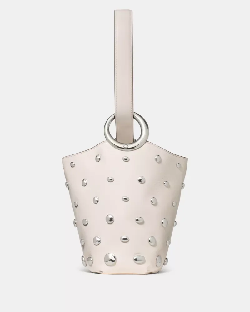 Halo Studded Mini Bucket Bag - 1