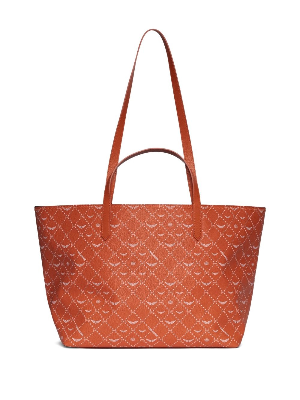 Z XL printed leather tote bag - 2