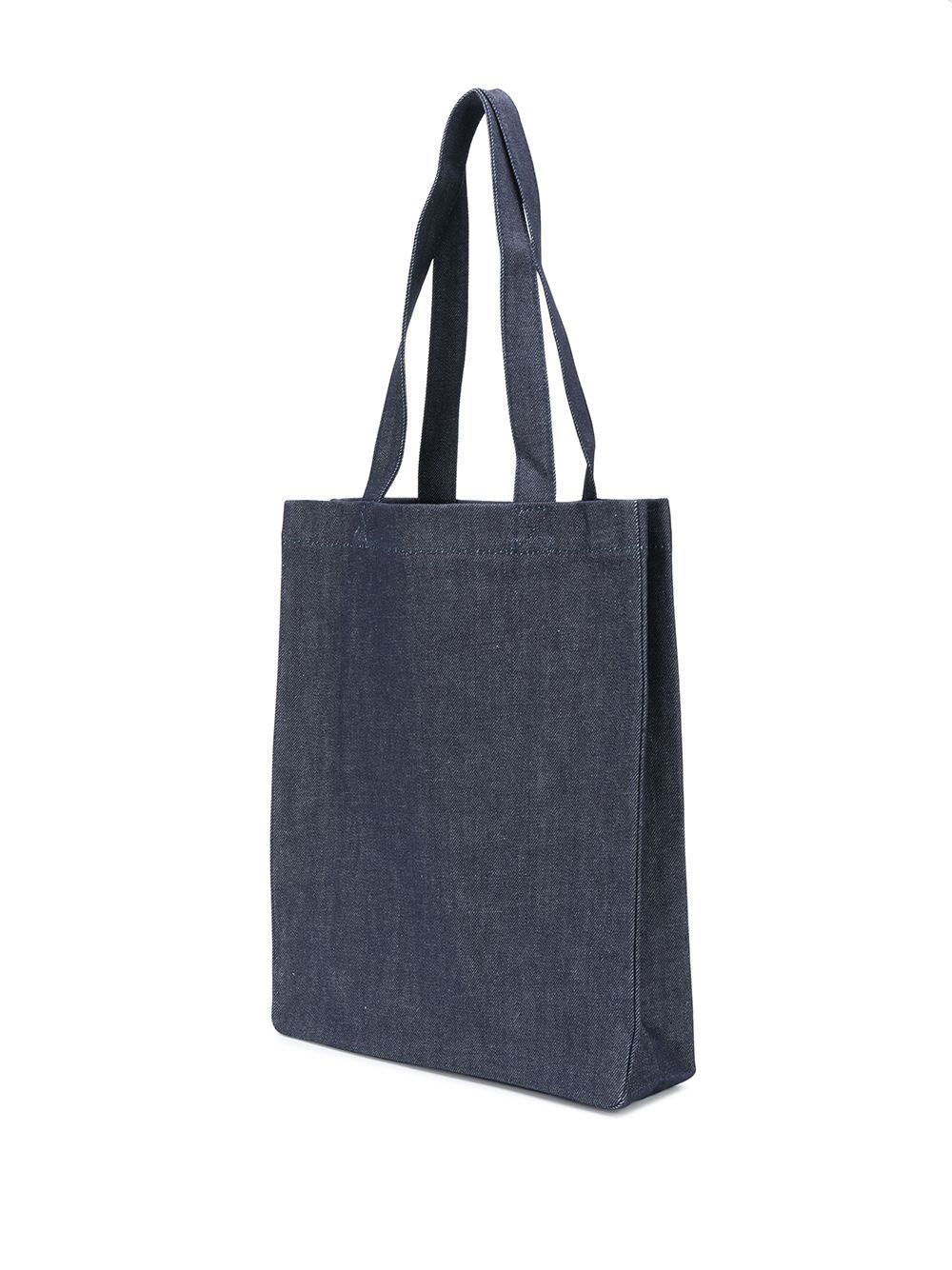 logo-print tote - 3