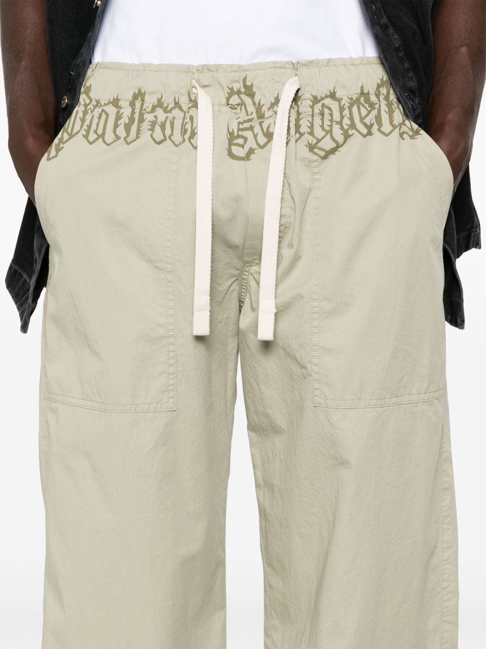 logo-waist trousers - 5