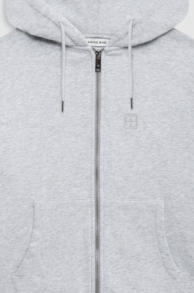 Casper Zip Up Bing - Grey Melange 4