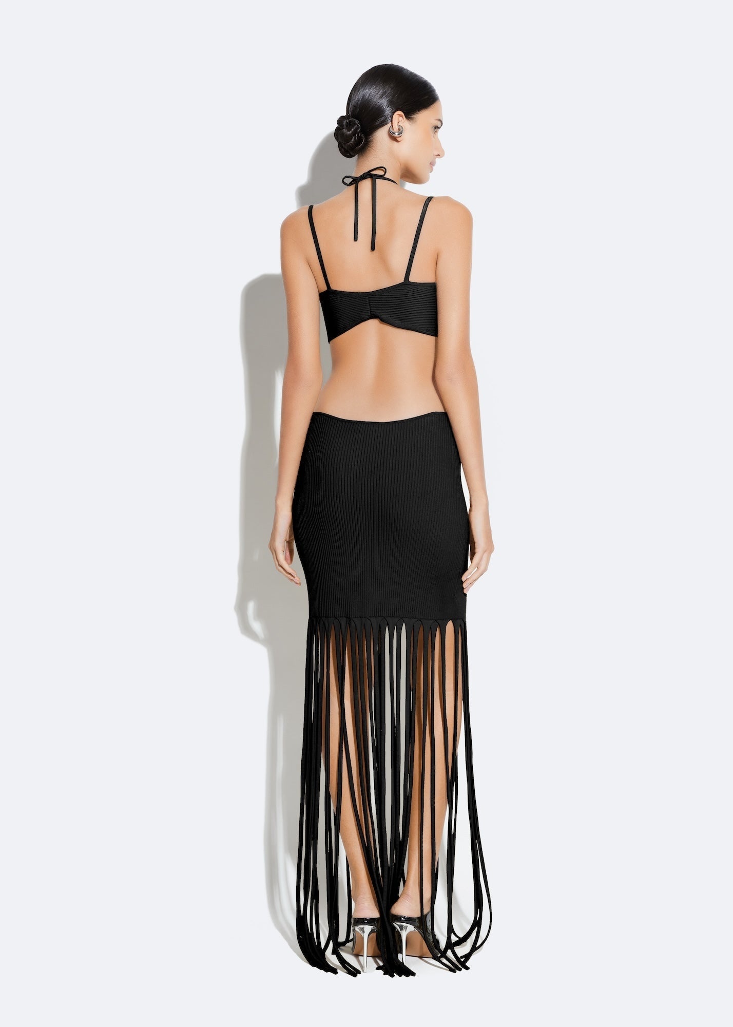 Matte Viscose Cut Out Dress - 3