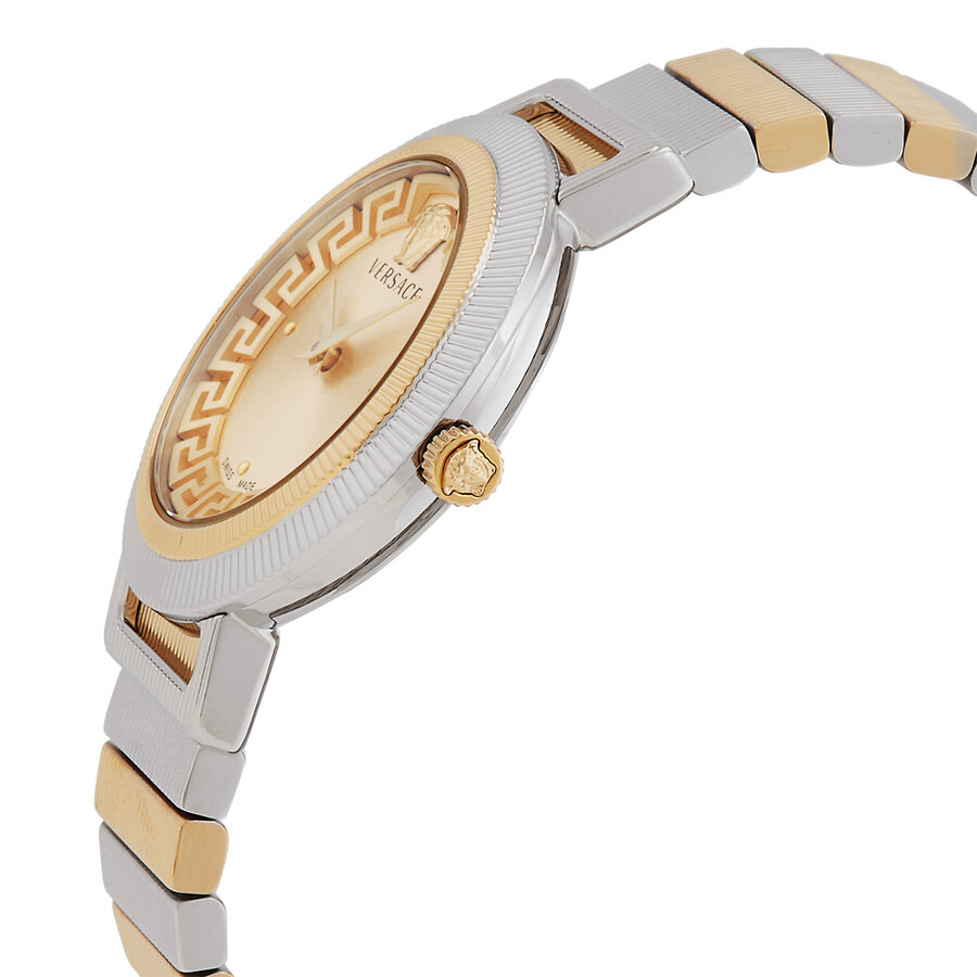 Versace Greca Chic Quartz Gold Dial Ladies Watch VE3D00422 - 2
