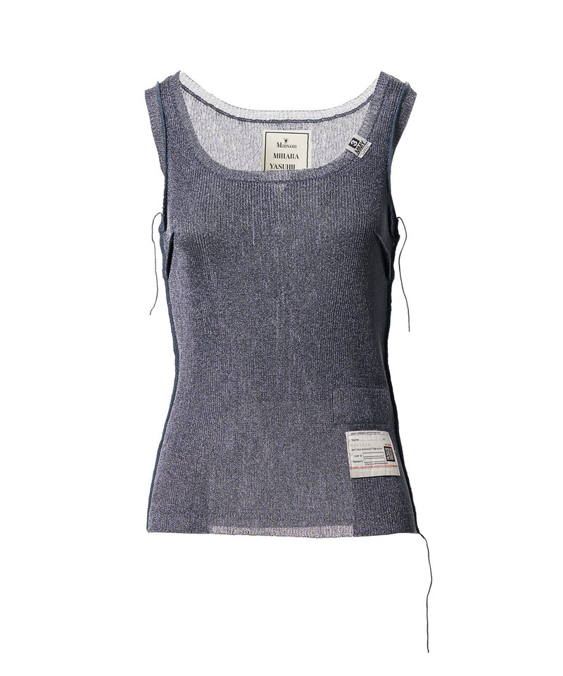 Inside-Out Glitter Knit Tank-top 21