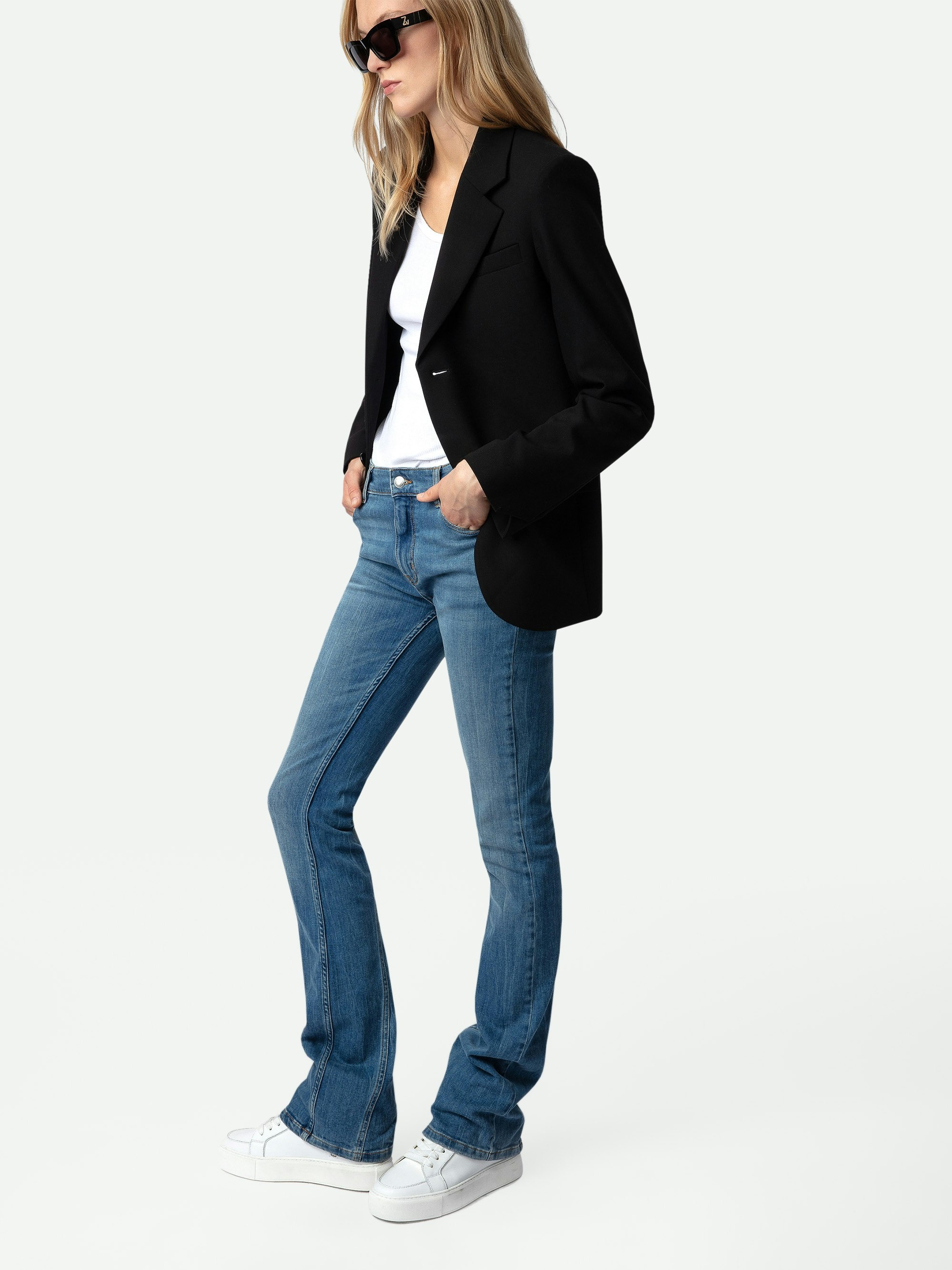 Vanille Mon Amour Diamanté Blazer - 5