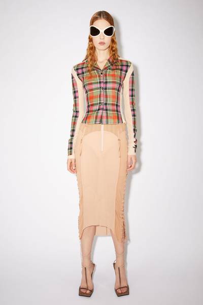 Acne Studios Plaid suit jacket - Pink/green multi outlook