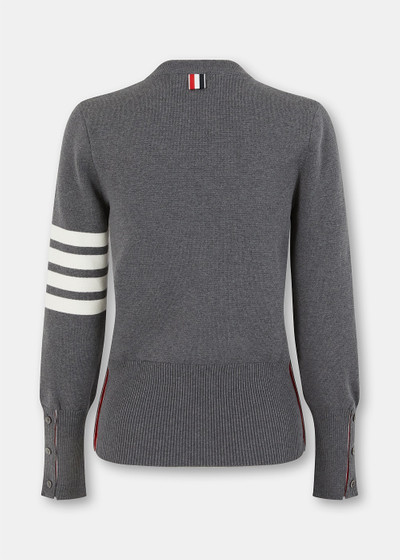 Thom Browne Medium Grey 4-Bar Pullover outlook