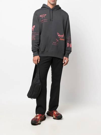 adidas Adventure C-Butterfly print hoodie outlook