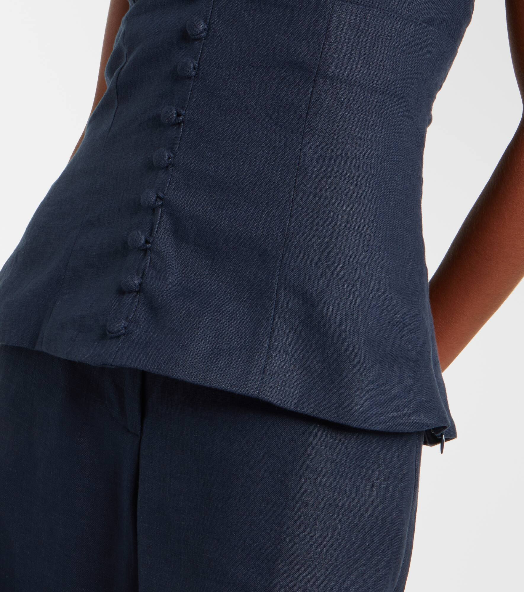 Marie linen vest - 5