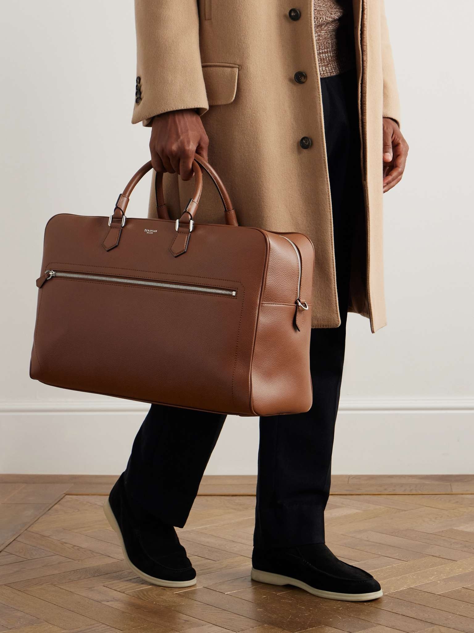 Weekender Medium Full-Grain Leather Weekend Bag - 2