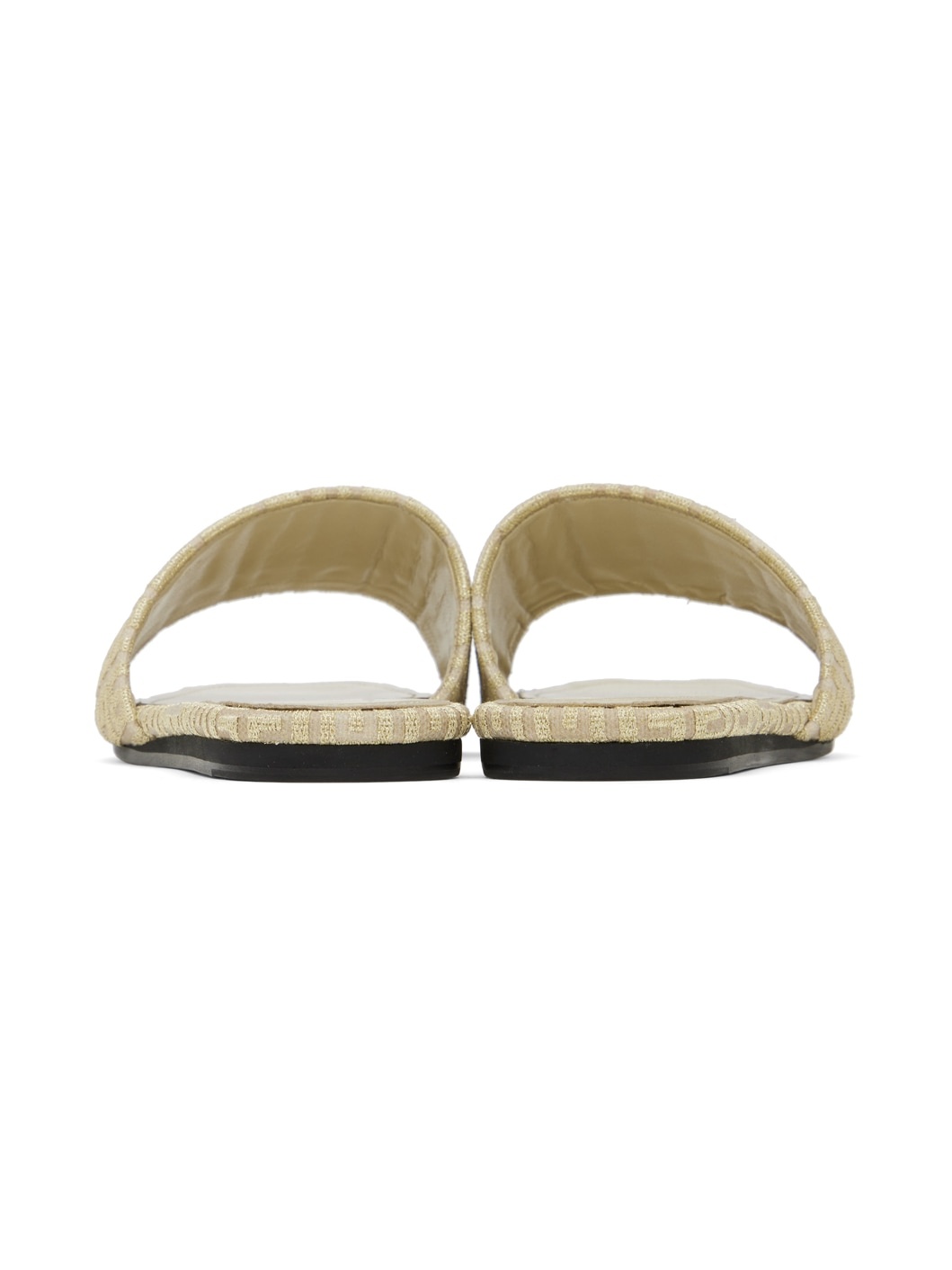 Beige & Gold 4G Sandals - 2