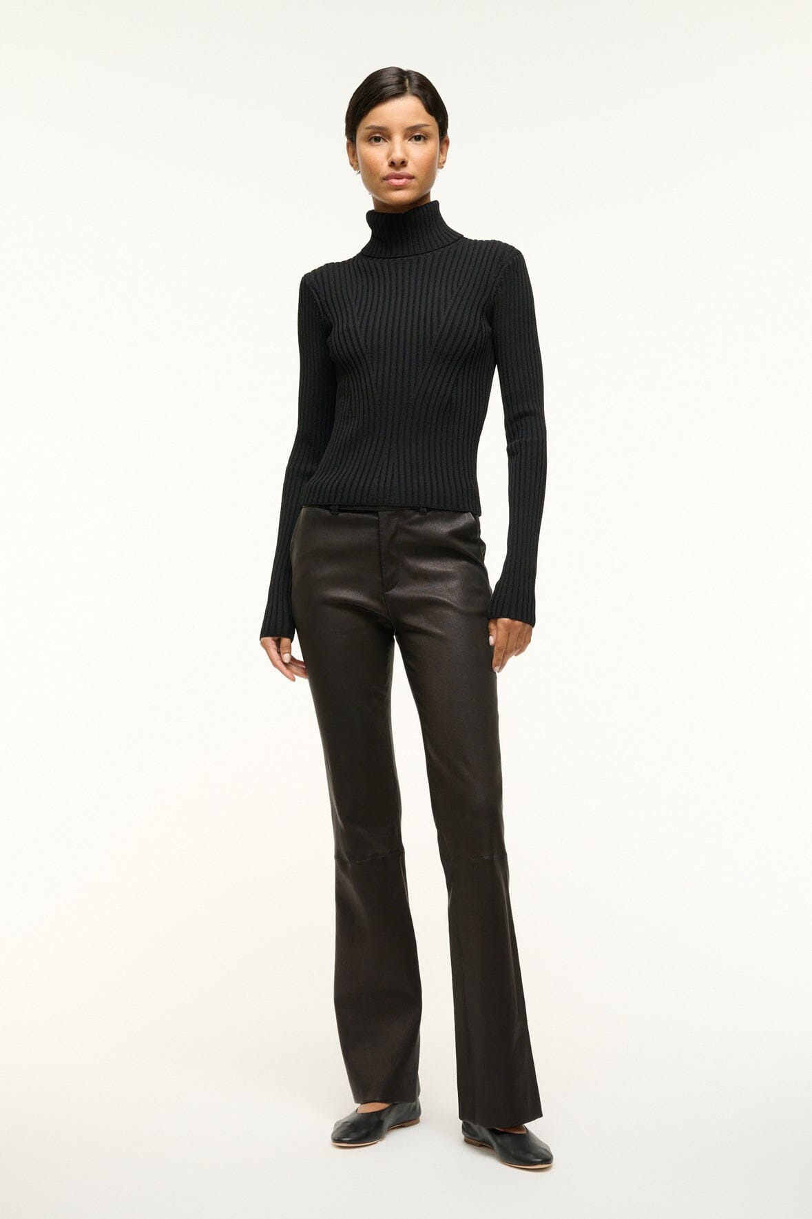 STAUD JACE TOP BLACK - 3