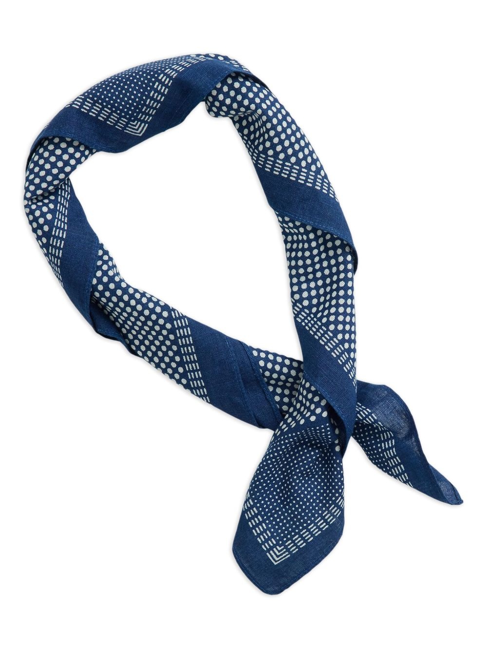 polka-dot print scarf - 2