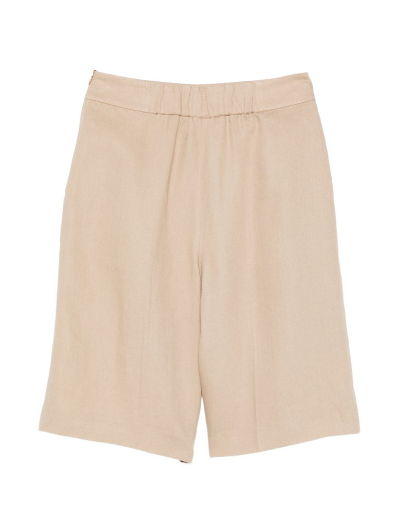 AGNONA pleated shorts outlook