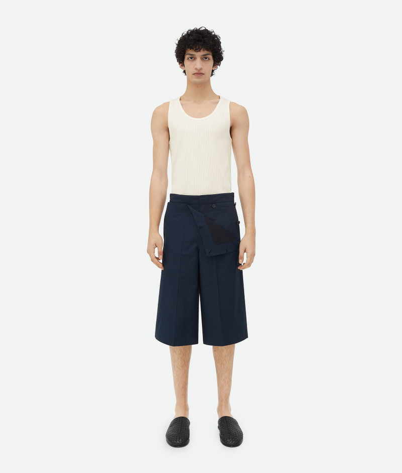 Compact Cotton Shorts - 1