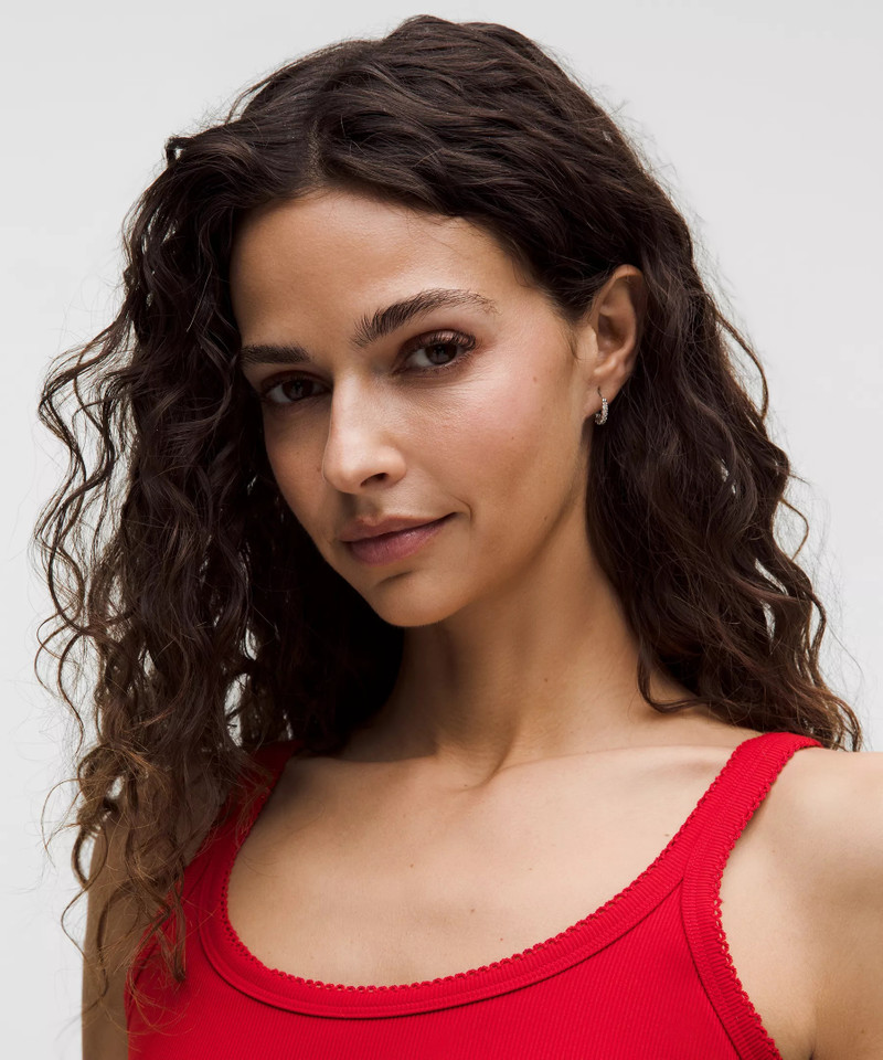 Nulu Ribbed Cropped Tank Top *Heart 4
